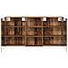 Set di Armadi da Bagno con lo scaffale 3 pcs 140 x 14,5 x 70 cm - Foto miniatura 7