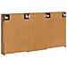 Set di Armadi da Bagno con lo scaffale 3 pcs 140 x 14,5 x 70 cm - Foto miniatura 9