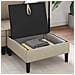 Pouf con Storage Sabbia Velluto - Foto miniatura 3