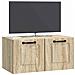 Mobile Porta TV da Muro Rovere Sonoma 59,5 x 31 x 30 cm - Foto miniatura 2