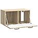Mobile Porta TV da Muro Rovere Sonoma 59,5 x 31 x 30 cm - Foto miniatura 3