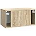 Mobile Porta TV da Muro Rovere Sonoma 59,5 x 31 x 30 cm - Foto miniatura 6