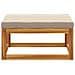 Poggiapiedi modulare con cuscini 100 % poliestere Solid-Acacia - Foto miniatura 2