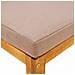Poggiapiedi modulare con cuscini 100 % poliestere Solid-Acacia - Foto miniatura 3