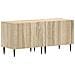Mobile TV LED a 5 pezzi Rovere Sonoma Legno ingegnerizzato - Foto miniatura 2