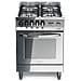 Cucina a Gas PL66GVT / C 4 Fuochi Forno a Gas Dimensioni 60 x 60 cm Colore Acciaio Inox Lucido - Foto miniatura 1