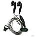 Auricolare Stereo 2.5mm con Cavi Colore Nero - Foto miniatura 2