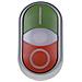 Pulsante Doppio Attuatore M22-ddl-gr-x1 / x0 Luminoso 216700 - Foto miniatura 1