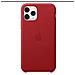 Custodia in Pelle (per iPhone 11 Pro) - Rosso - Foto miniatura 1