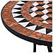 Tavolino Da Bistrot Con Mosaico Marrone 60 Cm In Ceramica - Foto miniatura 4