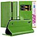 Custodia Compatibile Con Lg X Power In Verde Erbe - Coperchio Protettiva Con Chiusura Magnetica, Funzione Stand E Tasca Per Le Carte - Foto miniatura 1