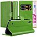 Custodia Compatibile Con Lg X Power In Verde Erbe - Coperchio Protettiva Con Chiusura Magnetica, Funzione Stand E Tasca Per Le Carte - Foto miniatura 4