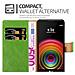Custodia Compatibile Con Lg X Power In Verde Erbe - Coperchio Protettiva Con Chiusura Magnetica, Funzione Stand E Tasca Per Le Carte - Foto miniatura 8
