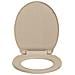 Tavoletta Wc A Chiusura Ammortizzata Beige Ovale - Foto miniatura 3