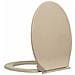 Tavoletta Wc A Chiusura Ammortizzata Beige Ovale - Foto miniatura 4