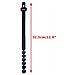 5 Pc 325 Cm Black Tree Cravatte Cinghie Supporta Heavy Duty Arbusto Lacci Regolabili Interblocco Giardino Di Cravatte Per Tree Piante Support - Foto miniatura 3