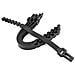 5 Pc 325 Cm Black Tree Cravatte Cinghie Supporta Heavy Duty Arbusto Lacci Regolabili Interblocco Giardino Di Cravatte Per Tree Piante Support - Foto miniatura 4