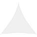 Parasole a Vela Oxford Triangolare 5x5x5 m Bianco - Foto miniatura 1