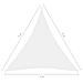 Parasole a Vela Oxford Triangolare 5x5x5 m Bianco - Foto miniatura 6