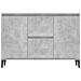 Credenza Grigio Cemento 104x35x70 cm in Legno Multistrato - Foto miniatura 5