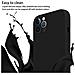 Catena Di Telefoni Cellulari Compatibile Con Apple Iphone 12 / 12 Pro In Liquid Nero - Coperchio Di Protezione In Silicone Con Cordino Regolabile In Lunghezza - Foto miniatura 3