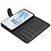 Custodia Compatibile Con Oneplus 8 Pro In Nero Carbone - Coperchio Protettiva Con Chiusura Magnetica, Funzione Stand E Tasca Per Le Carte - Foto miniatura 7