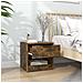 Comodini 2 Pz Rovere Fumo In Legno Multistrato - Foto miniatura 2