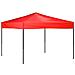 Tenda Per Feste Pieghevole Rossa 3x3 M - Foto miniatura 2