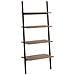 Scaffale Pendente 4 Livelli Marrone Scuro E Nero 64x34x150,5cm - Foto miniatura 2