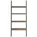 Scaffale Pendente 4 Livelli Marrone Scuro E Nero 64x34x150,5cm - Foto miniatura 3