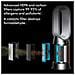 Purificatore d'Aria Hot+Cool Formaldehyde con Display LCD per Stanze fino a 27 m² Funzioni Raffreddamento/ Riscaldamento Timer Filtro HEPA Colore Oro/ Argento - Foto miniatura 4