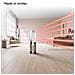 Purificatore d'Aria Hot+Cool Formaldehyde con Display LCD per Stanze fino a 27 m² Funzioni Raffreddamento/ Riscaldamento Timer Filtro HEPA Colore Oro/ Argento - Foto miniatura 6