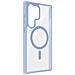 Cover Magsafe Per Samsung S23 Ultra Retro Rigido Bordo In Silicone Azzurra - Foto miniatura 3