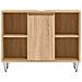 Mobile Da Bagno Rovere Sonoma 80x33x60 Cm In Legno Multistrato - Foto miniatura 4