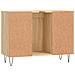 Mobile Da Bagno Rovere Sonoma 80x33x60 Cm In Legno Multistrato - Foto miniatura 10