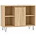 Mobile Da Bagno Rovere Sonoma 80x33x60 Cm In Legno Multistrato - Foto miniatura 1
