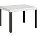 Tavolo Allungabile 70x110/194 Cm Linea Telaio Antracite - Bianco Frassino - Foto miniatura 3