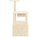 Albero Per Gatti Con Tiragraffi In Sisal Crema 109,5 Cm - Foto miniatura 2