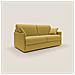 Evans Divano Letto Matrimoniale in Tessuto Impermeabile T13 189L x96P x 90H cm Giallo - Foto miniatura 1