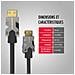 Cavo Hdmi M1000 Uhd 4k Hdr 22.5 Gbit/s 5m, Argento - Foto miniatura 3