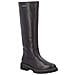 Black Elegant Closed Ladies' Boots Stivali Pelle Scarpe Donna Nero Eu 38, D1w73-00 - Foto miniatura 1
