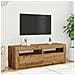 Mobile Porta TV con LED Artigianale 120x35x40 cm Multistrato - Foto miniatura 6