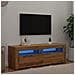 Mobile Porta TV con LED Artigianale 120x35x40 cm Multistrato - Foto miniatura 8