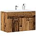 Mobile Da Bagno Legno Antico 80x38,5x46 Cm Legno Multistrato - Foto miniatura 1