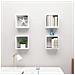 Mensole Parete A Cubo 4 Pz Bianche 30x15x30 Cm - Foto miniatura 2