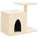 Lusso Casadino -  Albero Per Gatti Con Tiragraffi In Sisal Crema 50,5 Cm - Foto miniatura 1