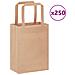 Sacchetti di Carta 250 pz con Manici Marrone 15x8x21 cm - Foto miniatura 1