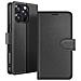 Custodia A Portafoglio Per Iphone 16 Pro Max Con Supporto E Linguetta Magnetica, Nero - Foto miniatura 1