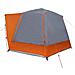 Tenda da campeggio Grigio e arancione 420 x 420 x 227 cm - Foto miniatura 5