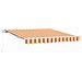 Tenda da Sole Rigato giallo e arancione 3,5 x 2,5 m - Foto miniatura 1